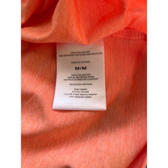 Habit Button Down Fishing Hiking Short Sleeve Orange Shirt Men's Size Medium - Picture 9 of 9
